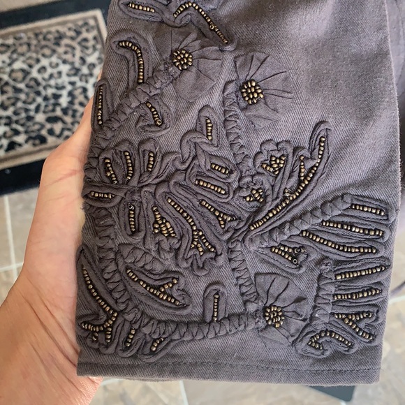 Anthropologie Love Sam Beaded Cargo Jacket - Picture 10 of 16